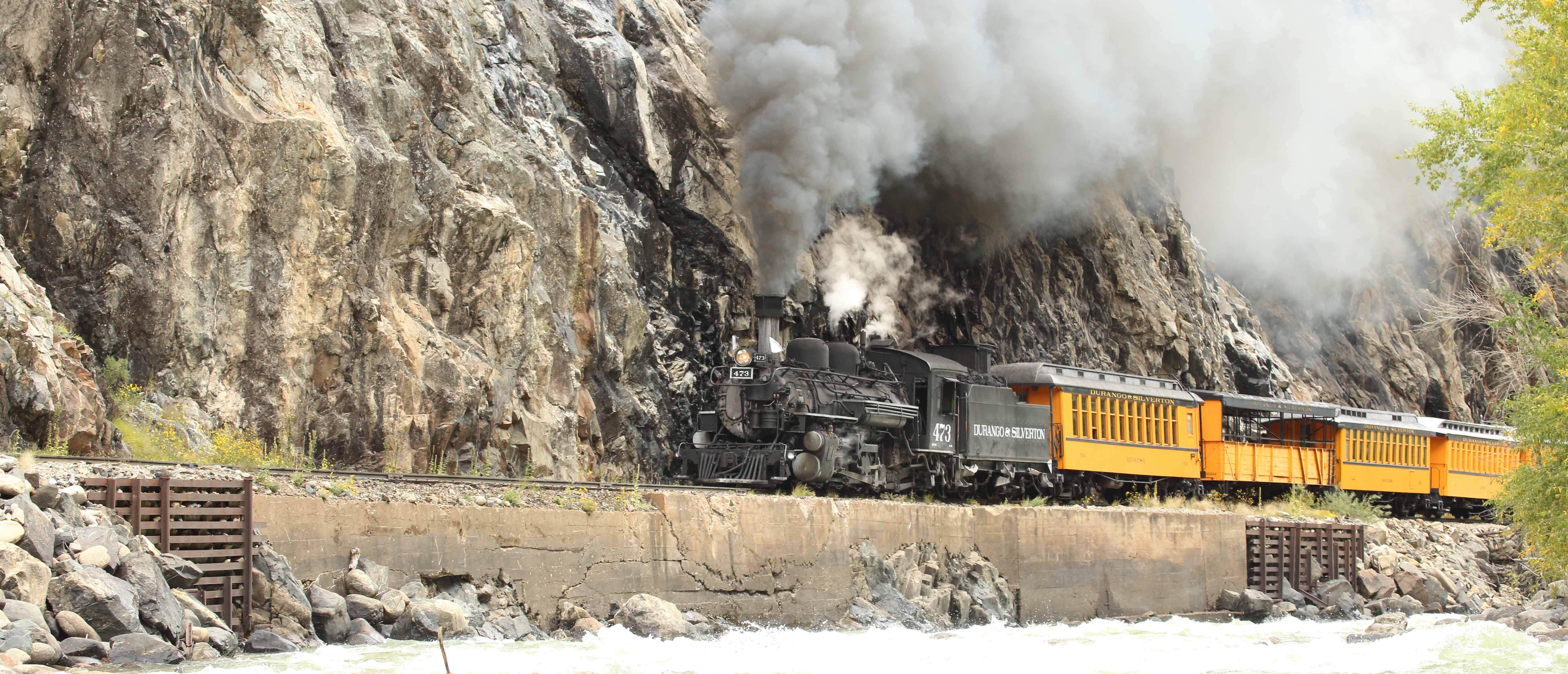 Steam Along Animas River
